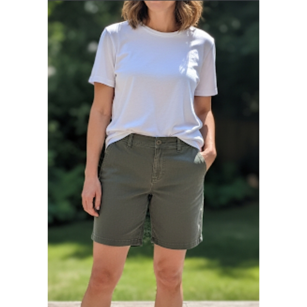 Toad&Co Forest Green Bermudas Shorts, 6, GUC ✔️
